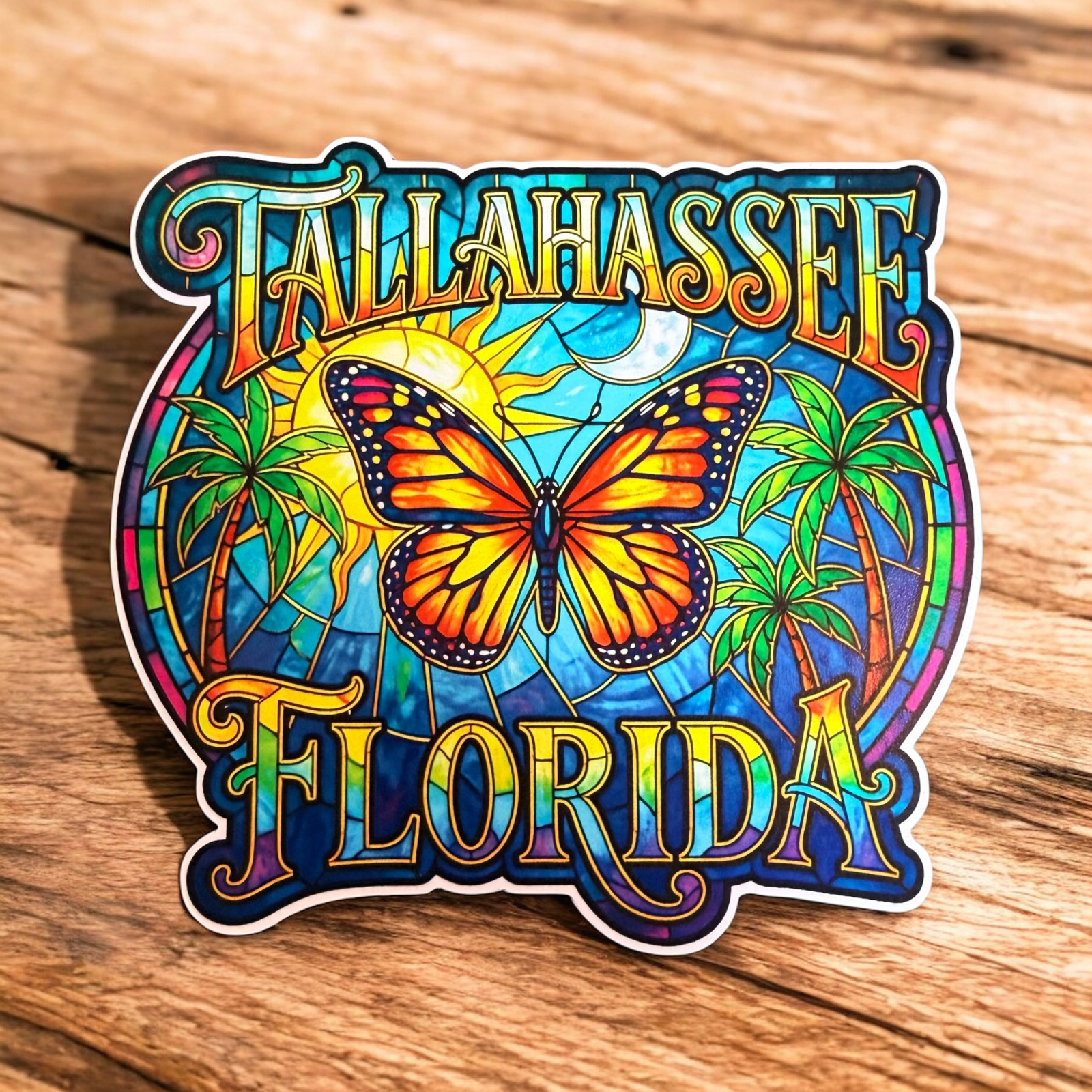 Tallahassee Florida Sticker Souvenir Travel Decal Vacation Gift Made in USA