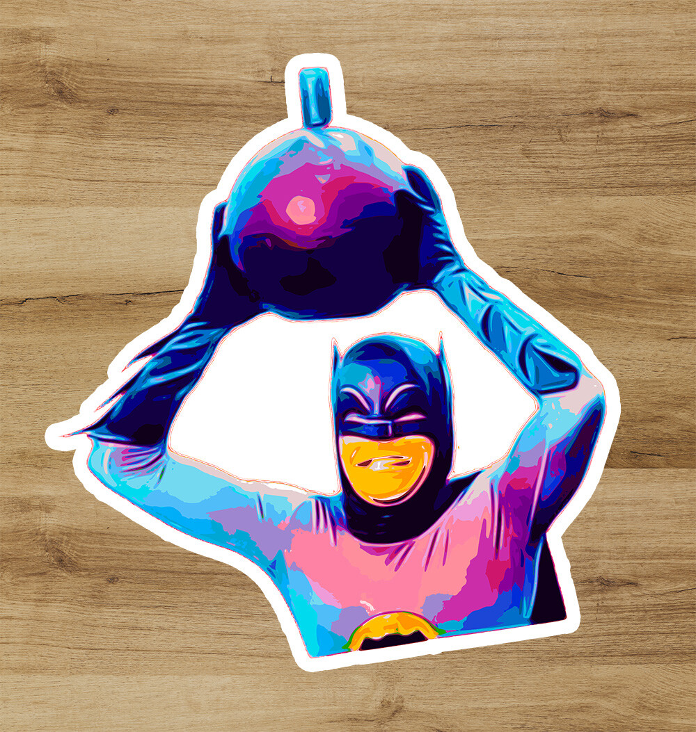 Batman & Robin Dark Knight Premium Decal Sticker Laptop Car Window Drawing