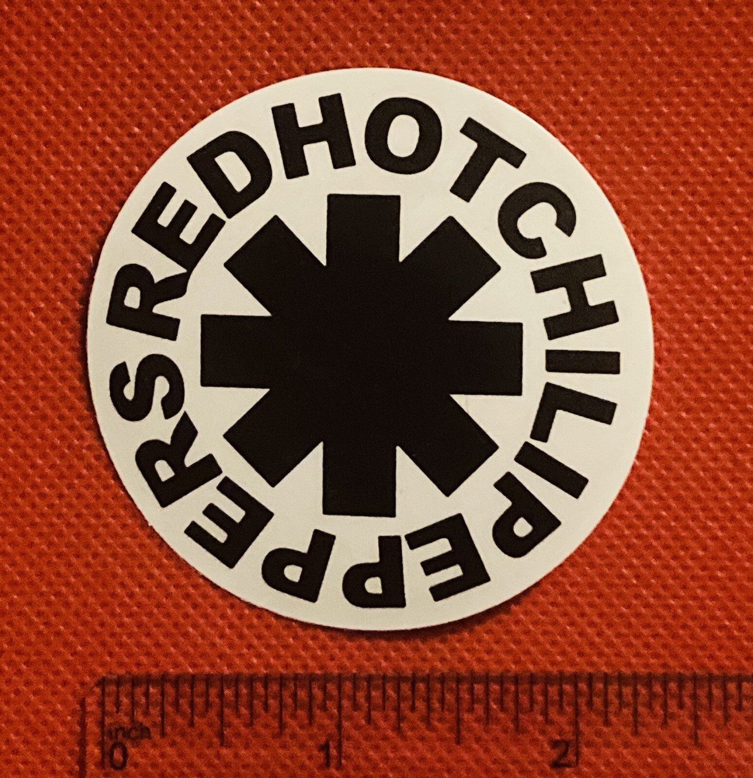 Red Hot Chili Peppers Decal Sticker Black White Vintage Look Free US Shipping