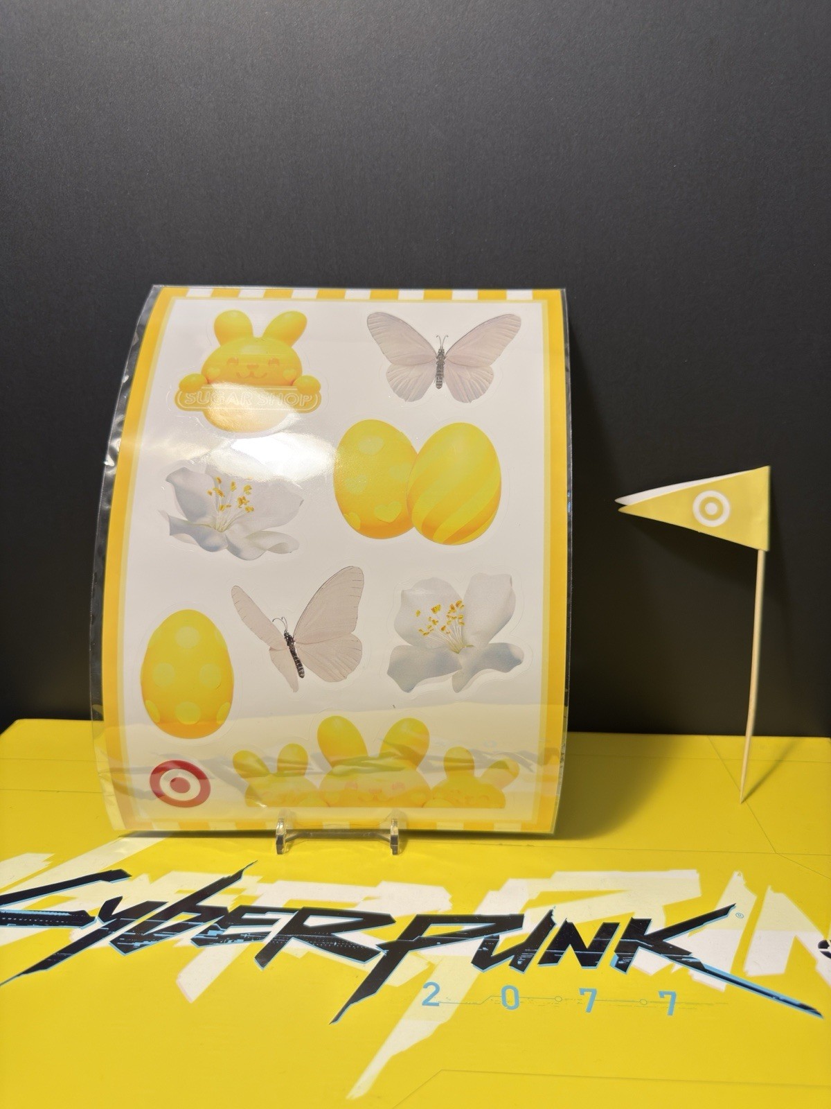 Target – Easter Sticker Sheet And FLAG – with Target Logo-Limited Edition PROMO