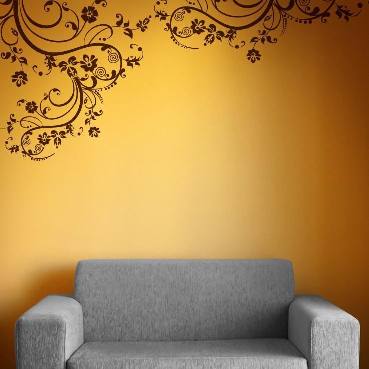 Stickerbrand Swirl Flower Floral Wall Decal Sticker Design Home Decor #262