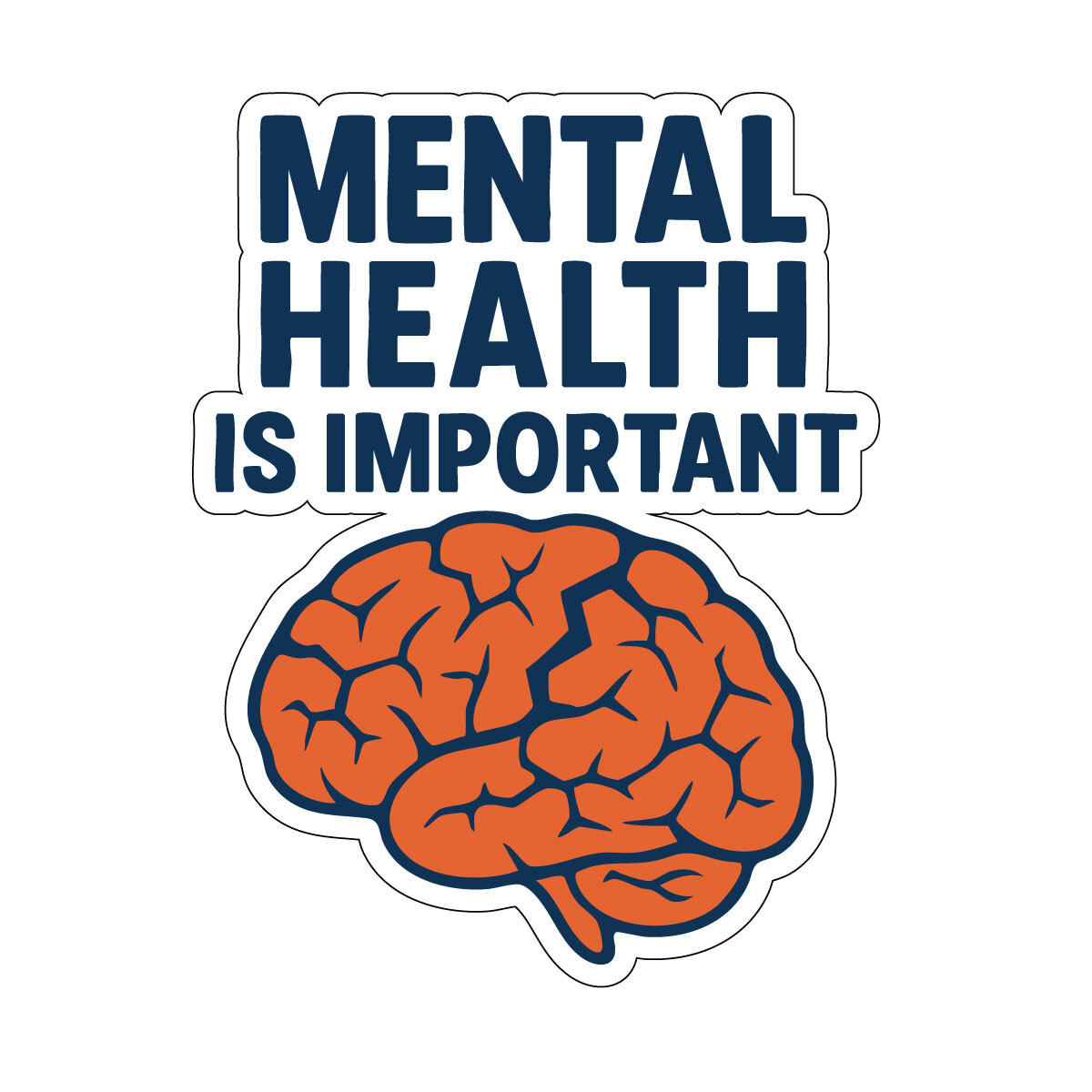 Mental Health Is Health Sticker Its Okay to Rest Self-Care Decal for Laptop