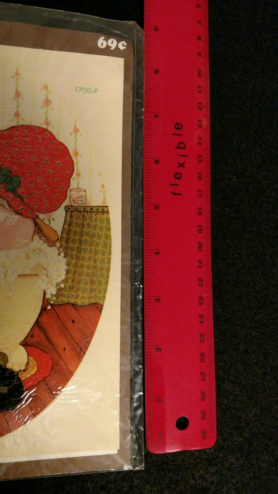 Vintage Meyercord Water Dip Decal Sticker Grannycore Old Lady Bathroom Bath Tub