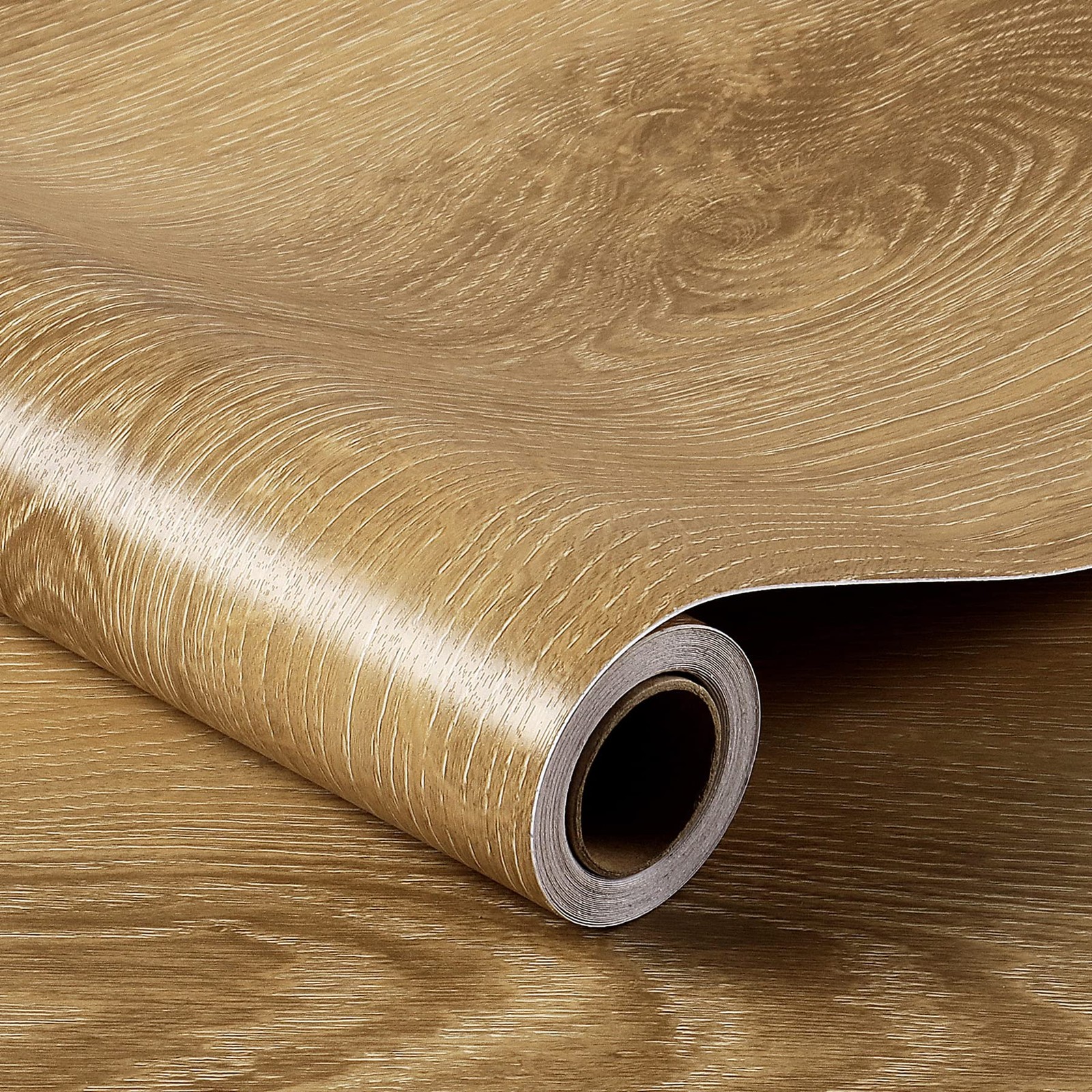 Oak Wood Paper Peel and Stick Thick Wood Paper for Countertops Desk Kitchen C…