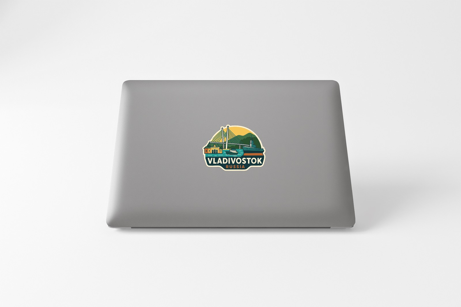 Vladivostok Russia Sticker Decal Vinyl Die-Cut City Skyline Landmark Design