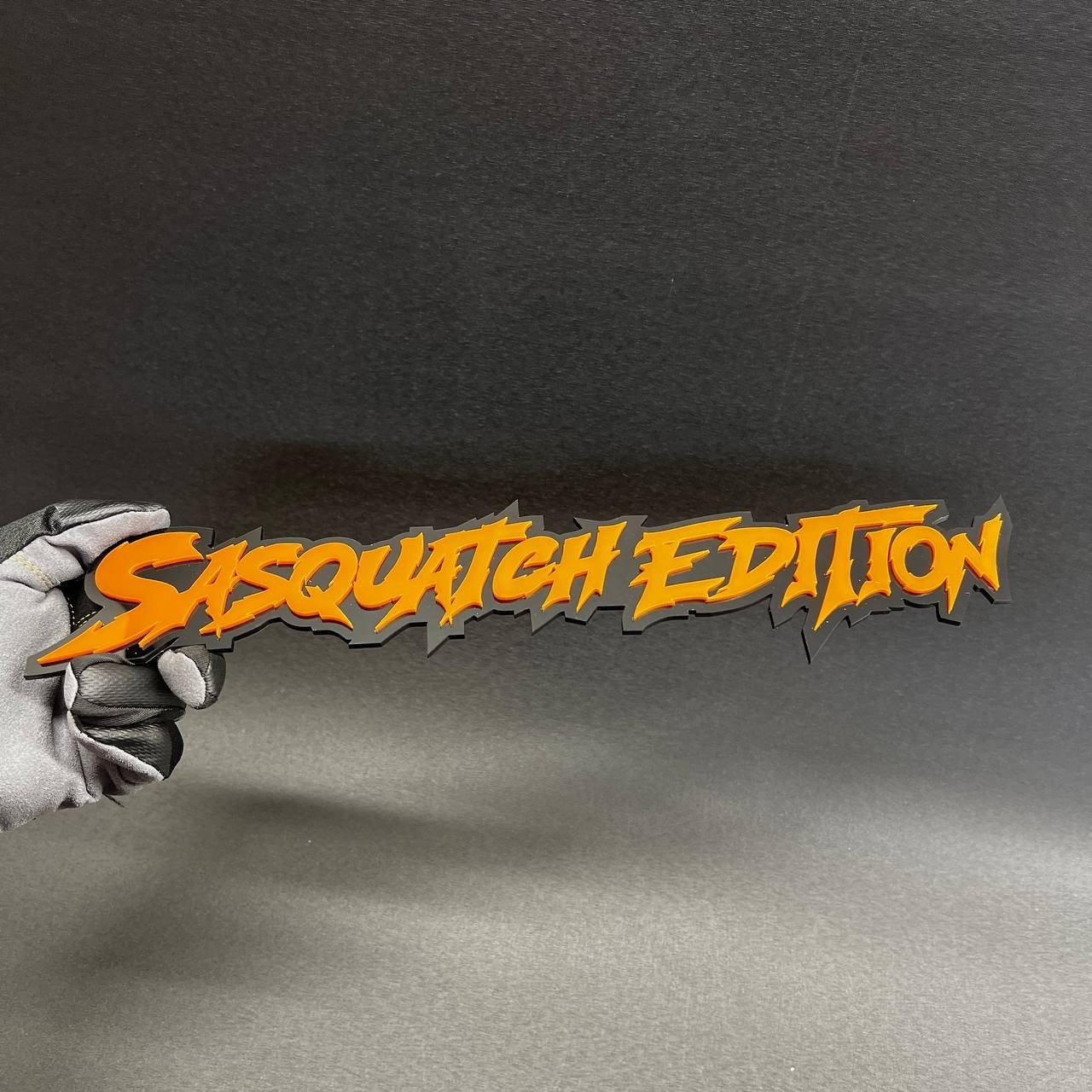 1X SASQUATCH EDITION Custom 3D Text Car Badge Fender Emblem Tailgate Toolbox