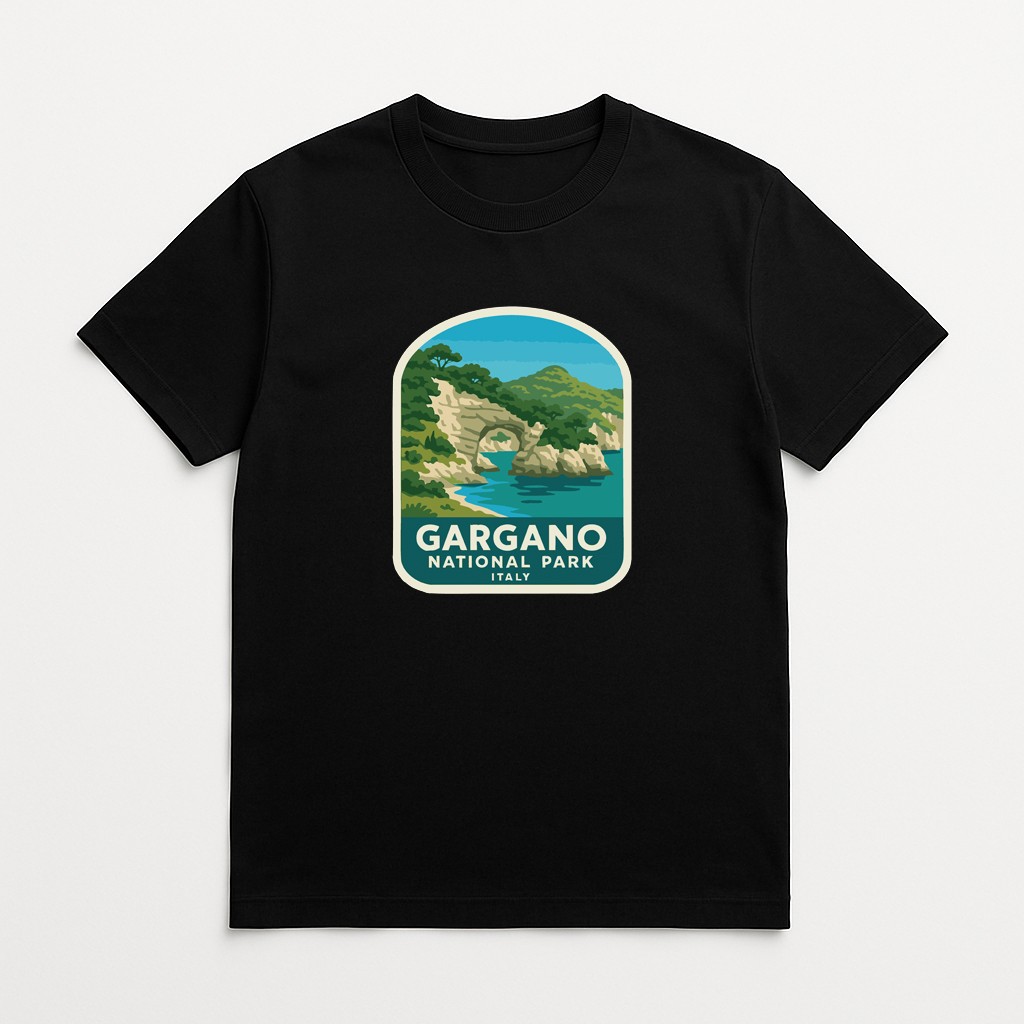 Gargano Italy Iron On Heat Transfer Vinyl HTV Die-Cut World National Parks