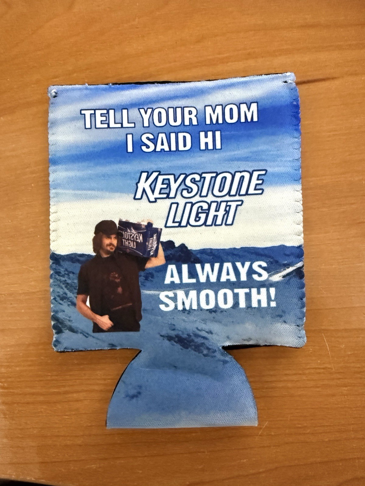 Keystone Keith Stone Beer soda can koozie cooler river camping kayaking fishing