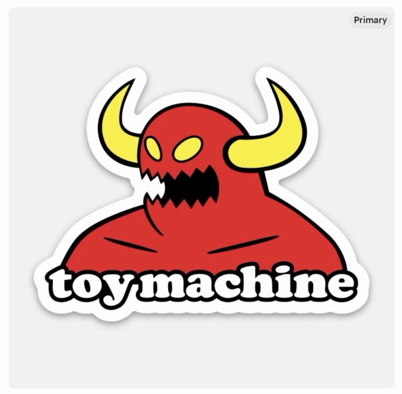 3” Toy Machine Skateboards Sticker Vinyl Decal Matte Finish Dishwasher Safe
