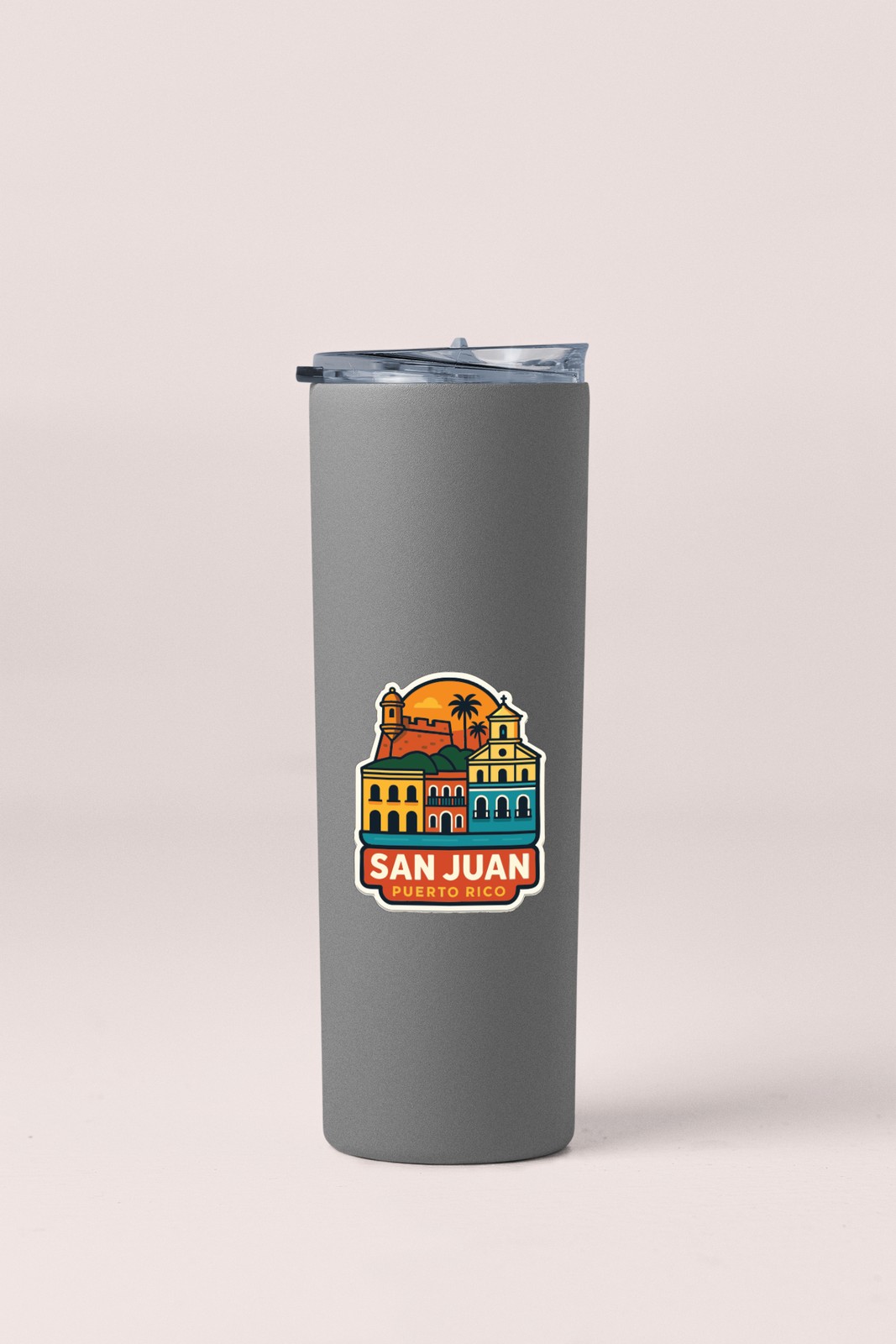 San Juan Puerto Rico Sticker Decal Vinyl Die-Cut City Skyline Landmark Design