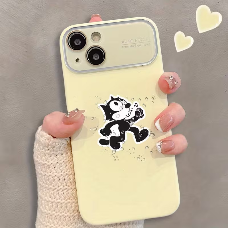 Felix The Retro Cartoon Vinyl Sticker – Matte Irregular Shape Self-Adhesive