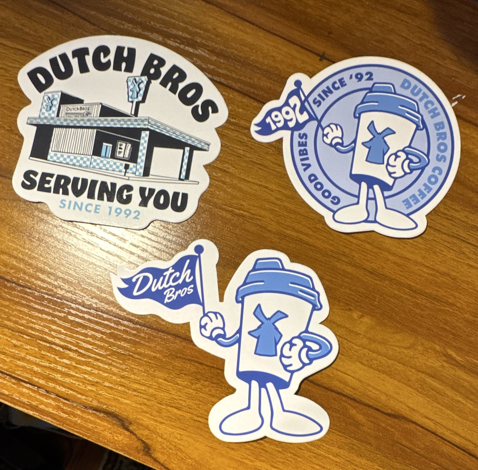 Dutch Bros Coffee Grand Opening Sticker Decals Lot of 3