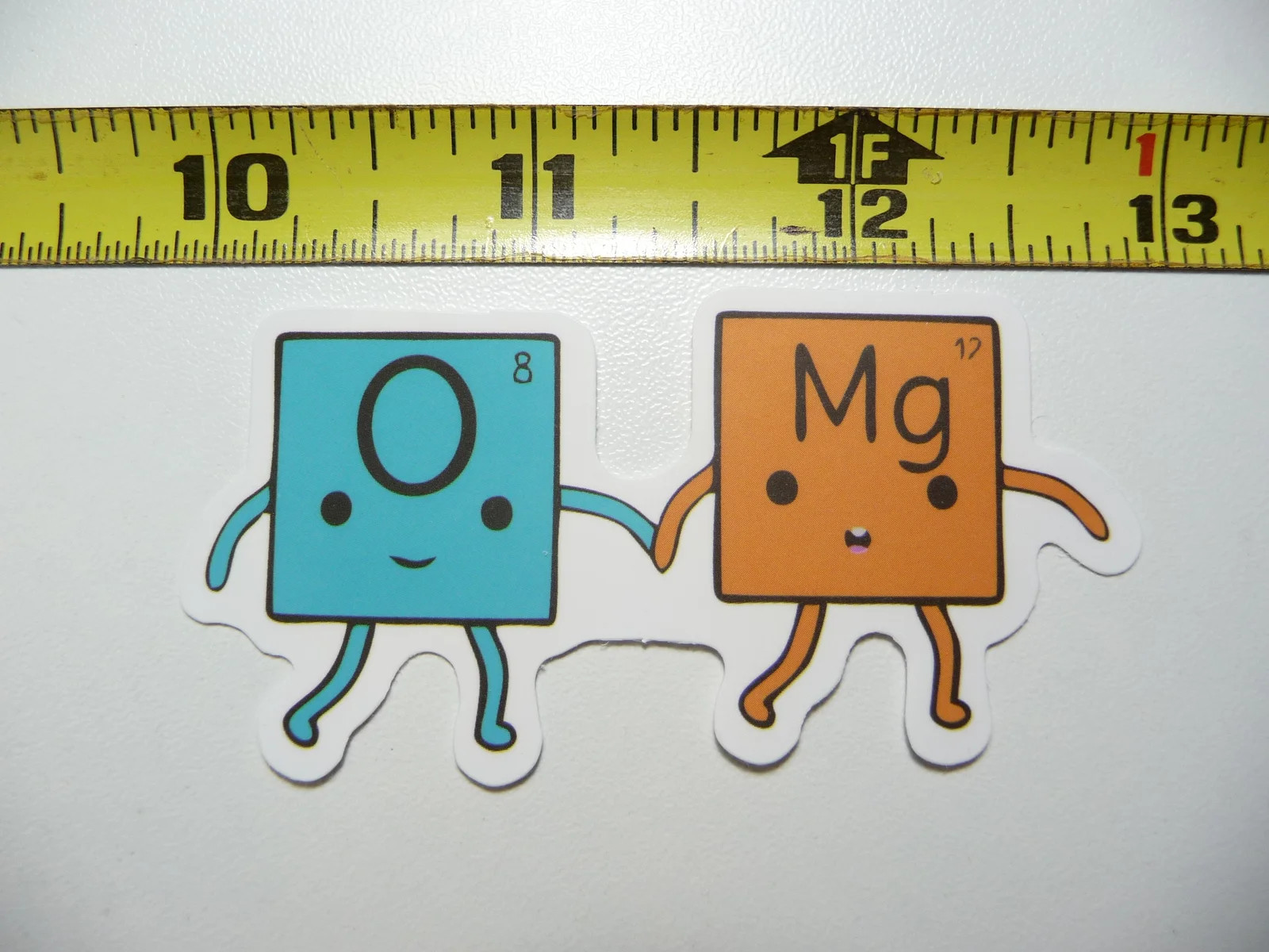 FUNNY OMG PERIODIC CHART CHEMISTRY SMALL STICKER DECAL SCHOOL TEACHER PROFESSOR