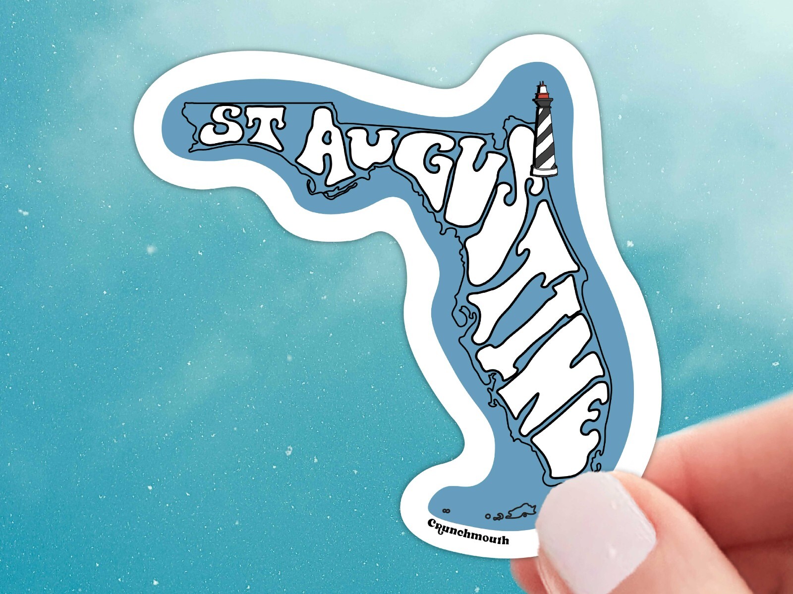 St. Augustine Florida Laptop Sticker, St Augustine Lighthouse Sticker For Laptop