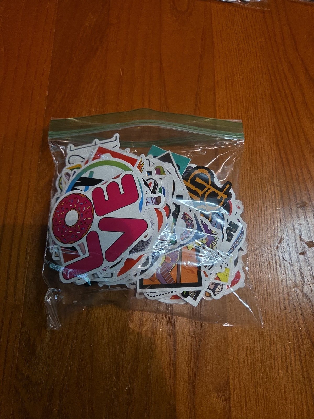Sticker Decal Lot Of 1,400+ Vinyl/Die-Cut Stickers – Mixed Lot
