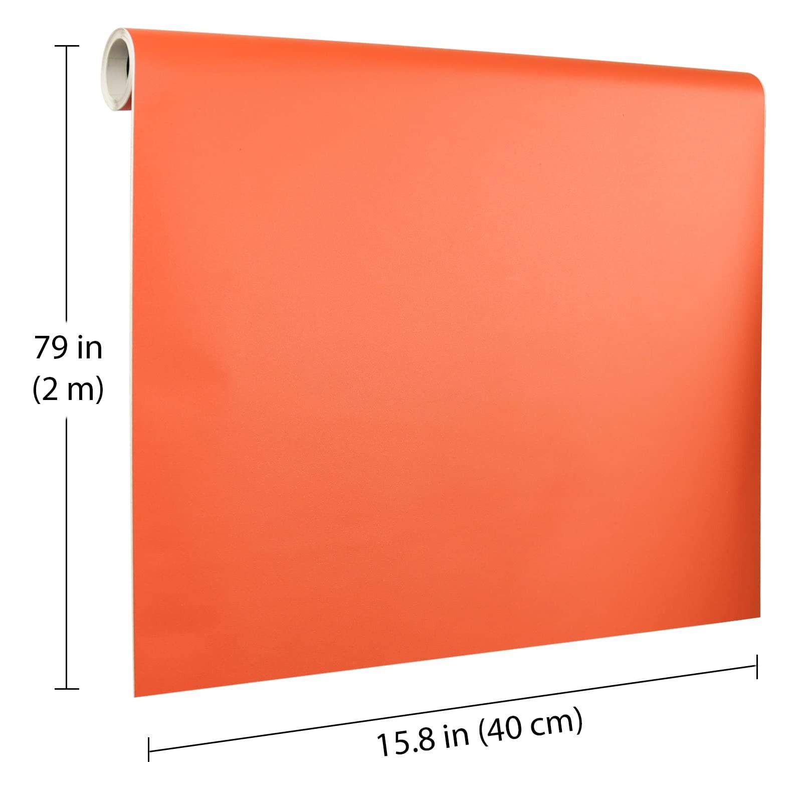 Orange Peel and Stick Wallpaper, 15.7 X 78.7 Inches Renter Friendly Wallpaper, V