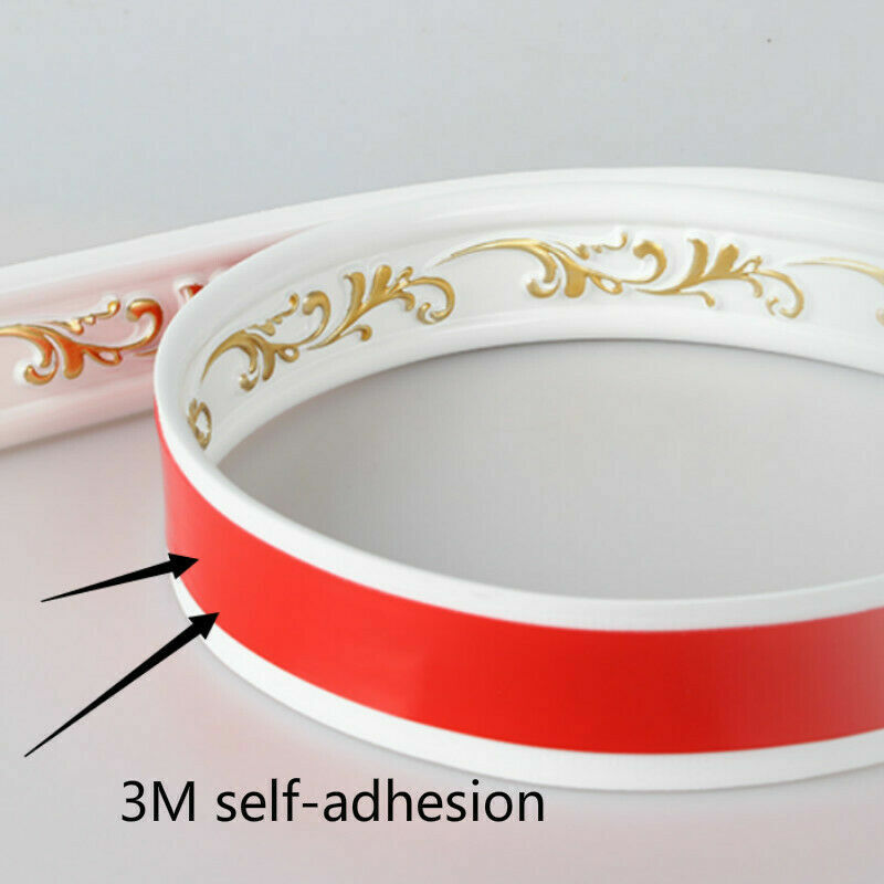 5M waterproof corner embossed wall sticker