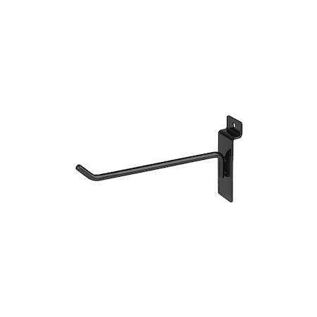 Econoco Ebl/H6 Semi-Gloss Hook 6", Black, 96Pk