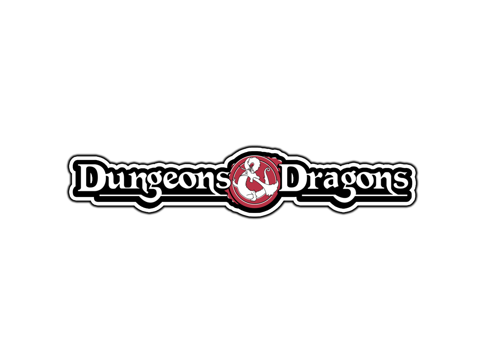 #2564 Dungeons & Dragons Shadow Over Mystara Retro Sticker Waterproof Vinyl Car