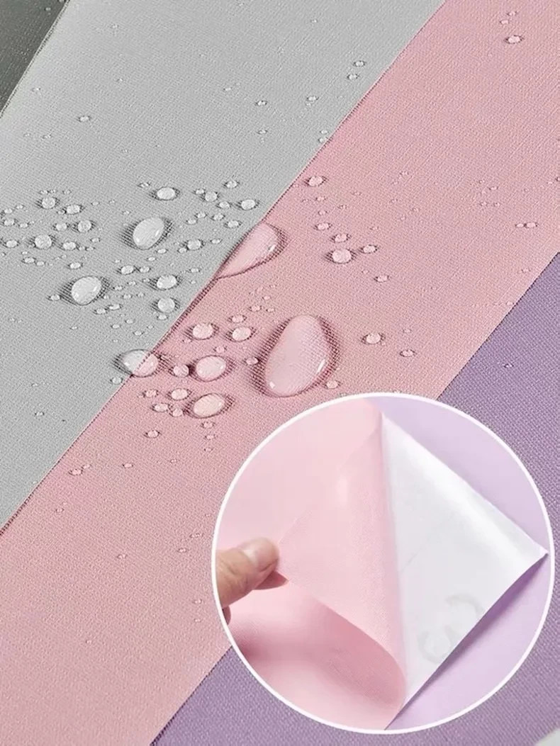 Macaron Thick Self-adhesive Wallpaper Solid Color Vinyl PVC Sticker Waterproof