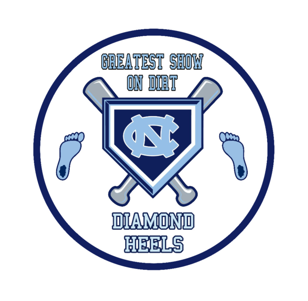 North Carolina – Diamond Heels – 4" Handmade Vinyl Decal Vehicle Cooler Laptop