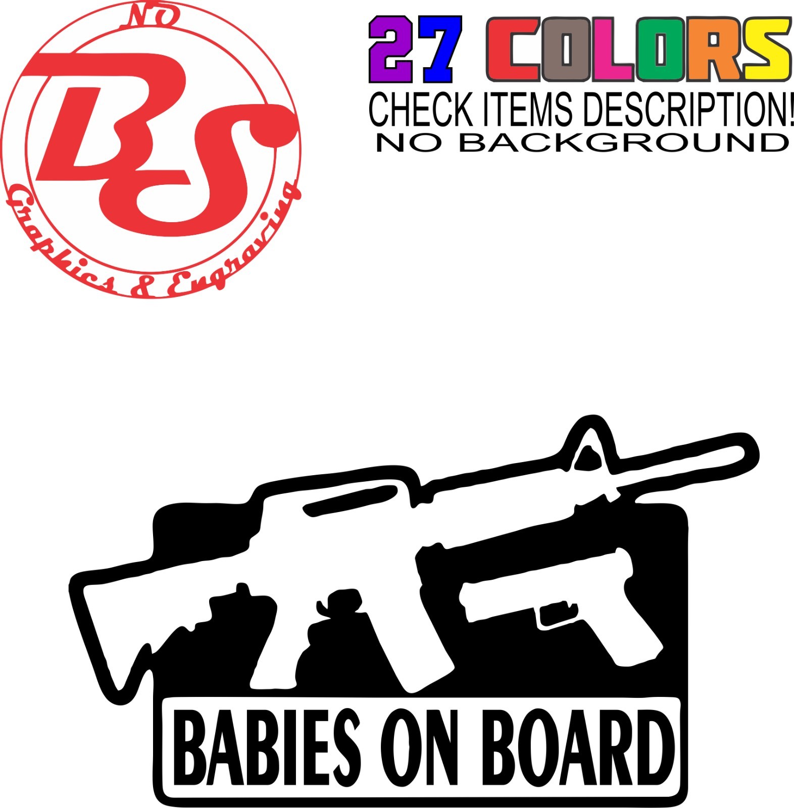 6" 2A Girl Power Vinyl Decal AR15 Pistol Sticker Gun AK47 Mom Female Woman noBS