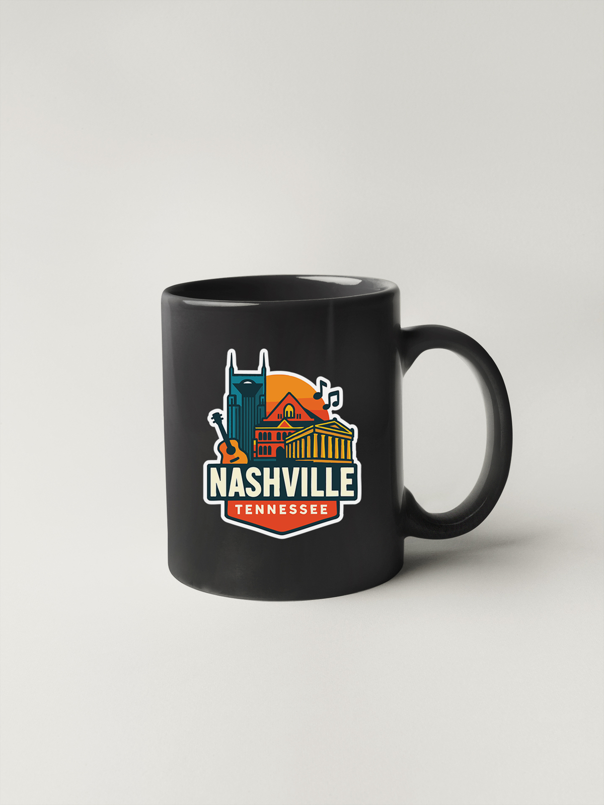Nashville Sticker Decal Vinyl Die-Cut City Skyline Landmark Design