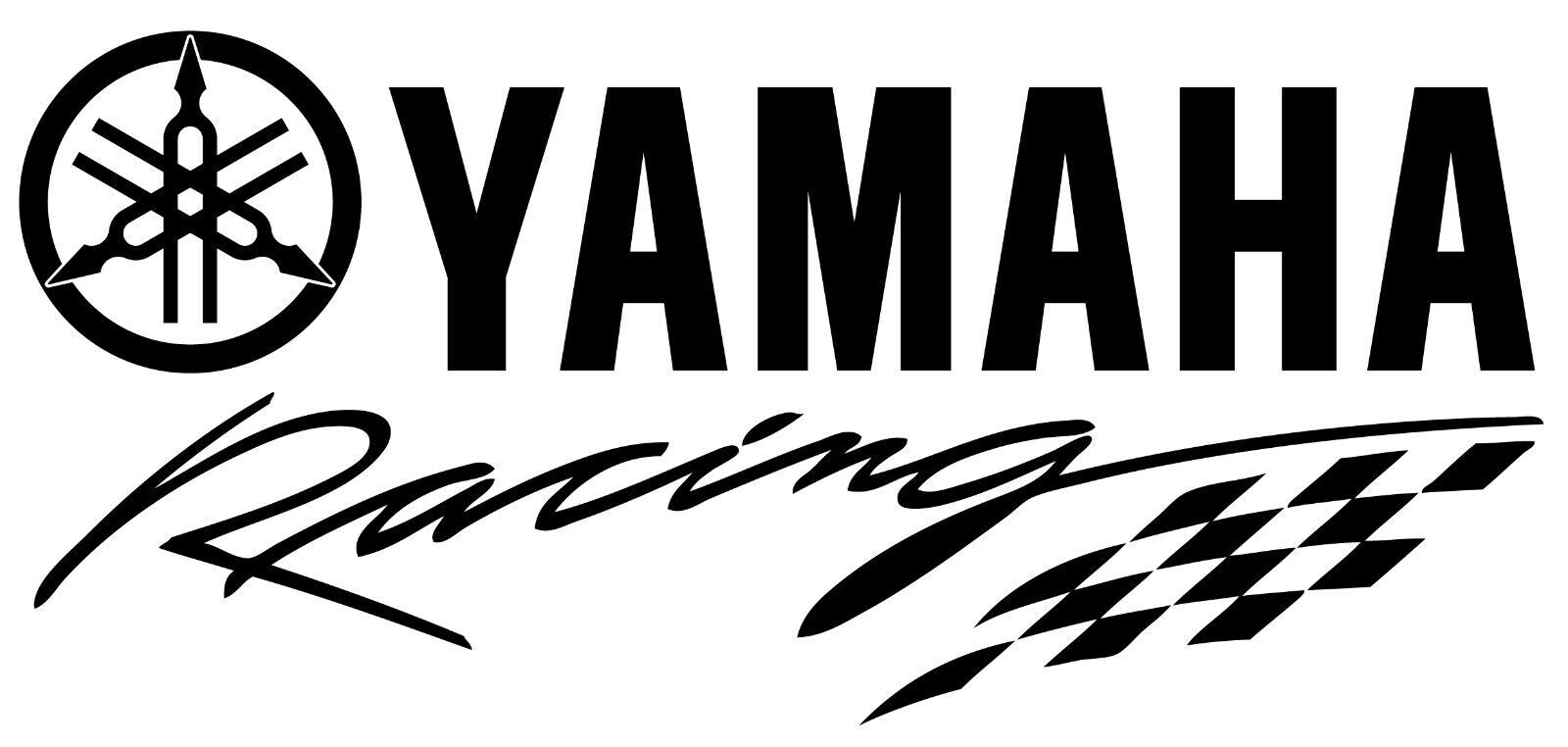Yamaha Racing Logo Die Cut Body Decal / Window / Bumper Sticker Off Road Jet Sk