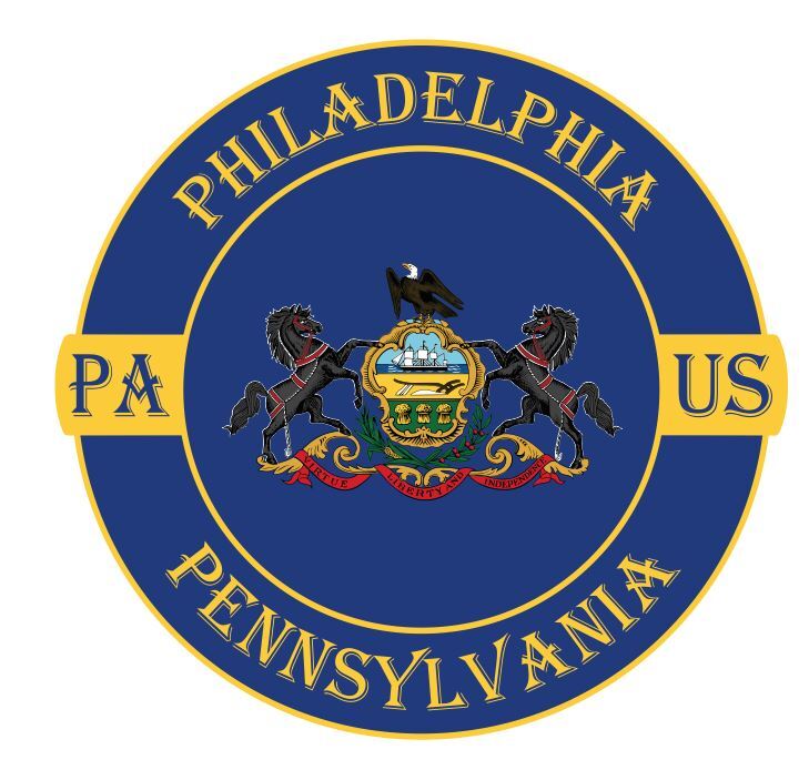 Philadelphia Pennsylvania Sticker Decal A618