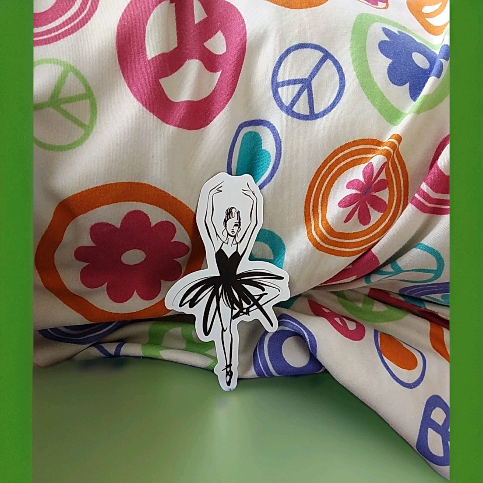 Black Ballerina Sticker