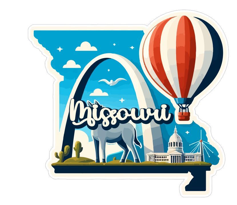 Missouri Sticker Stickers A253
