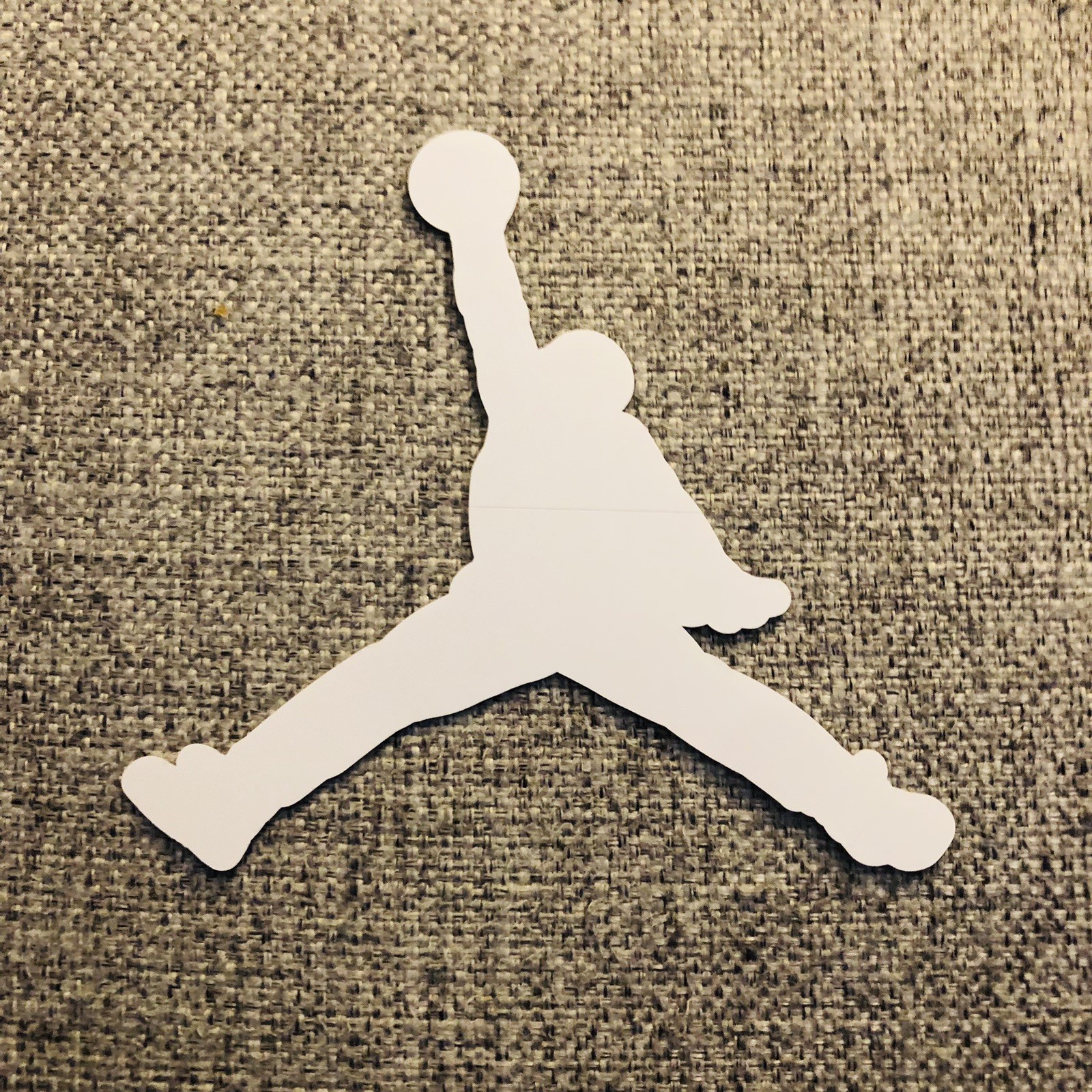 Authentic Air Jordan Jumpman Sticker (3.5" x 3.5") Nike Gold Flight Logo