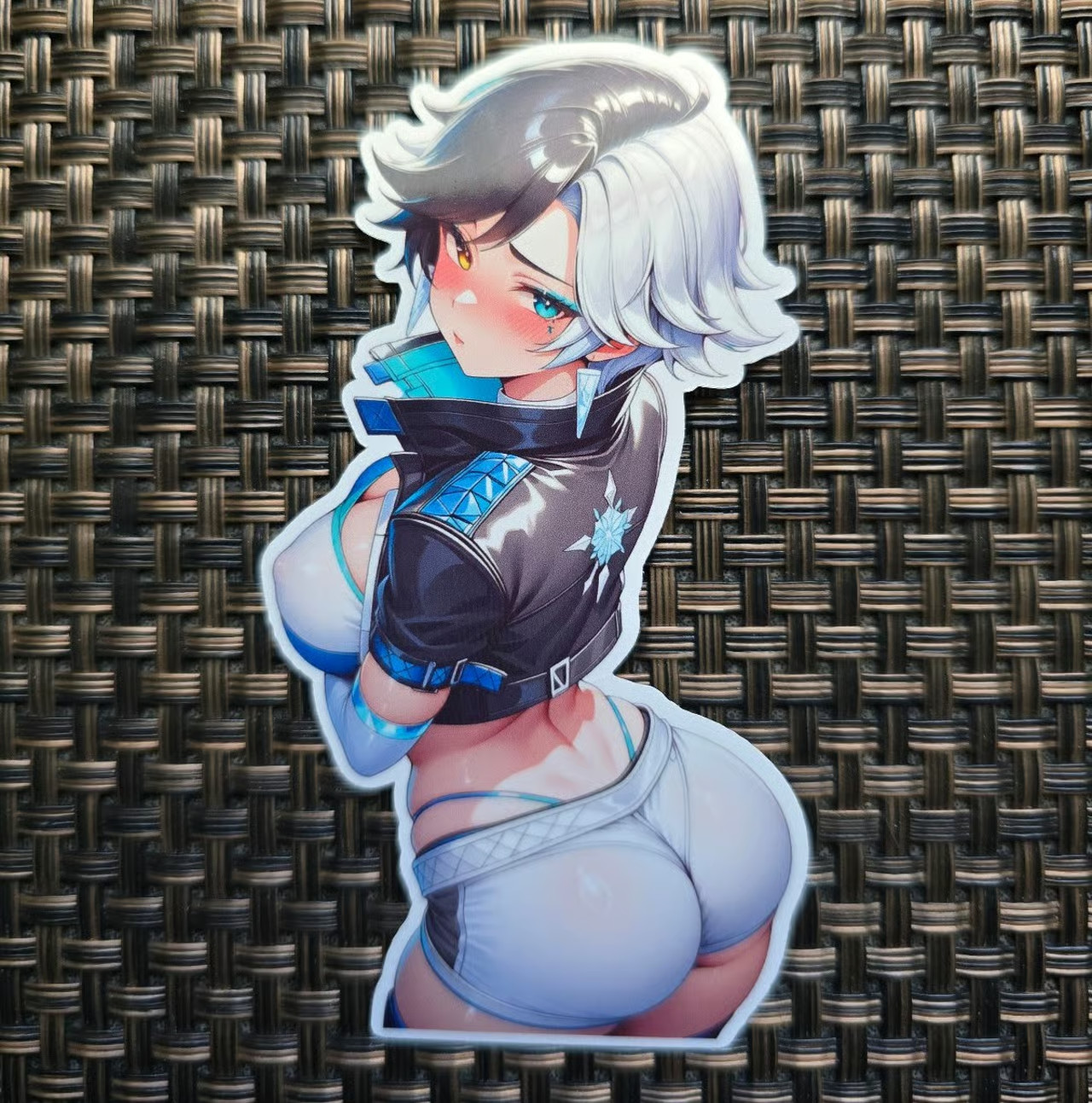 Luna Snow Marvel Rivals kawaii waifu sticker