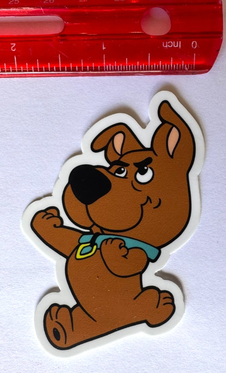 Scrappy Doo Sticker Decal Cartoon 3"x2" Waterproof Die Cut Vinyl Scooby Doo Car