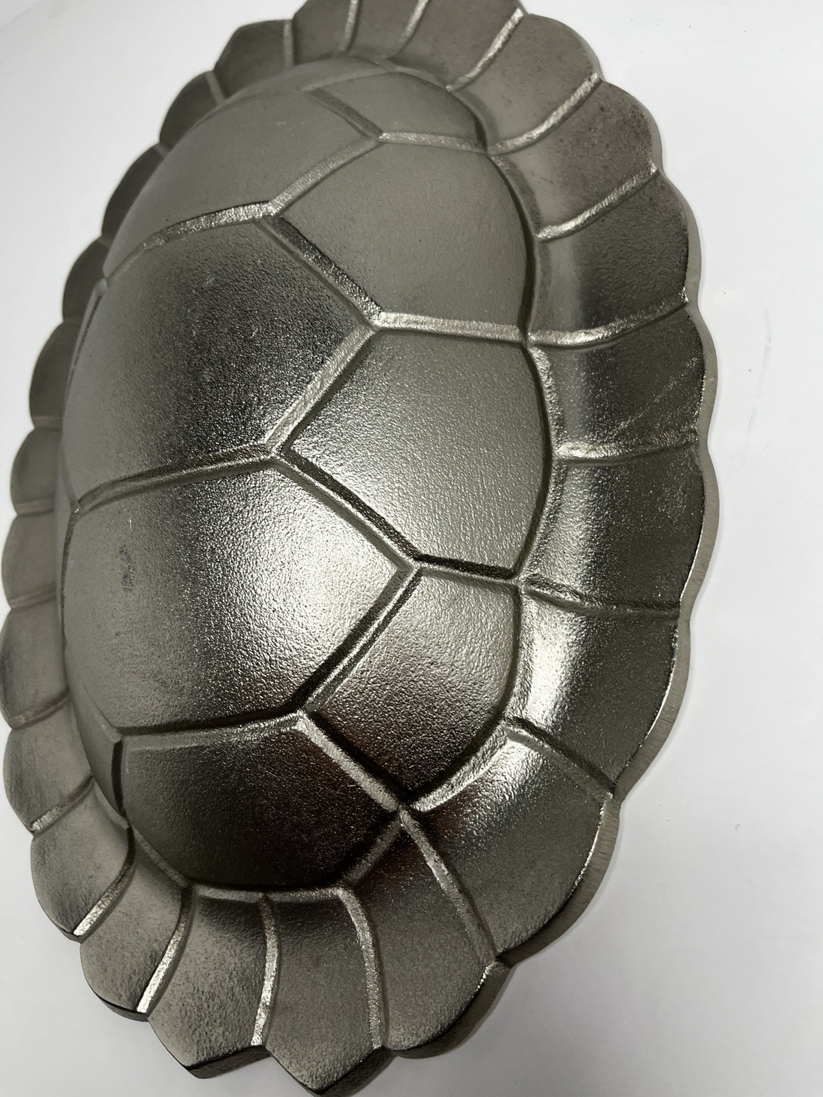 Vintage Shell Wall Decor Silver Toned Heavy Metal 15" Art Tortoise 2 Available