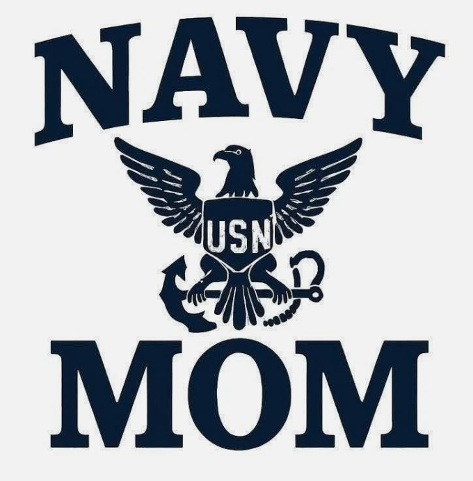 Navy Mom Eagle Patriotic USA Vinyl Decal Die Cut