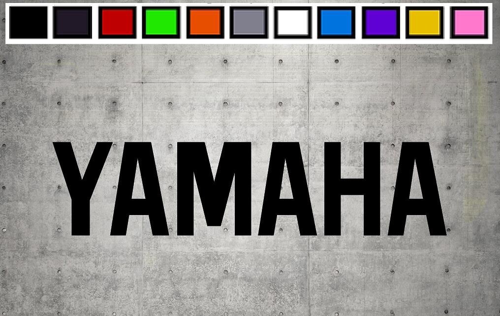 YAMAHA WORD LOGO Vinyl Decal Sticker Emblem Car Truck Window 4" 6" 8"