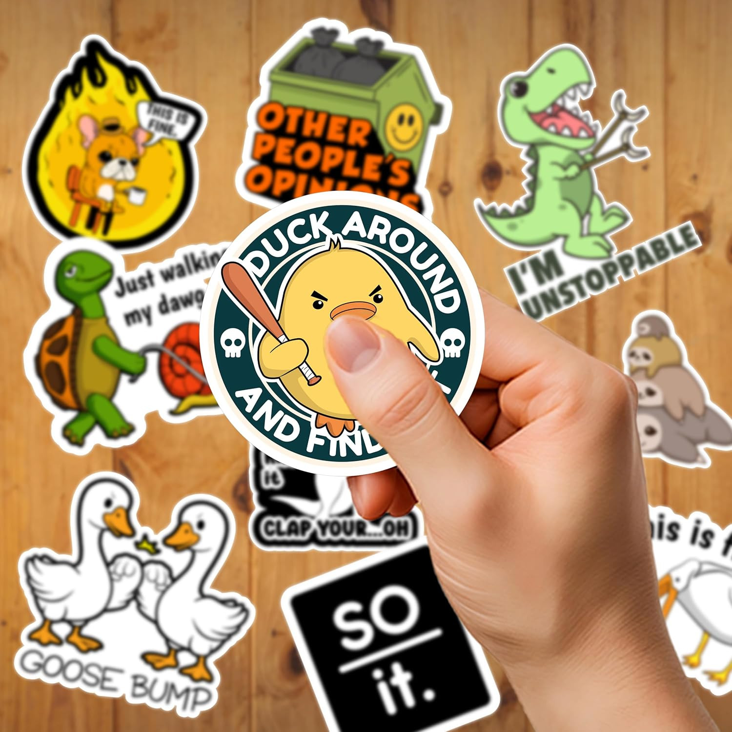 73 Pcs Funny Stickers for Adults Dirty Humor, Water Bottles Waterproof Cool Stic