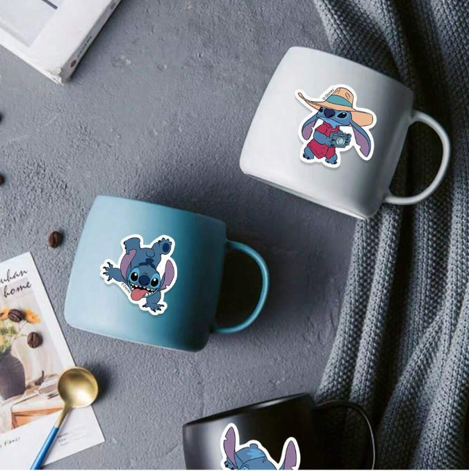 50PCS Lilo and Stitch Vinyl Waterproof Stickers – Stickers for Car, Phone etc.