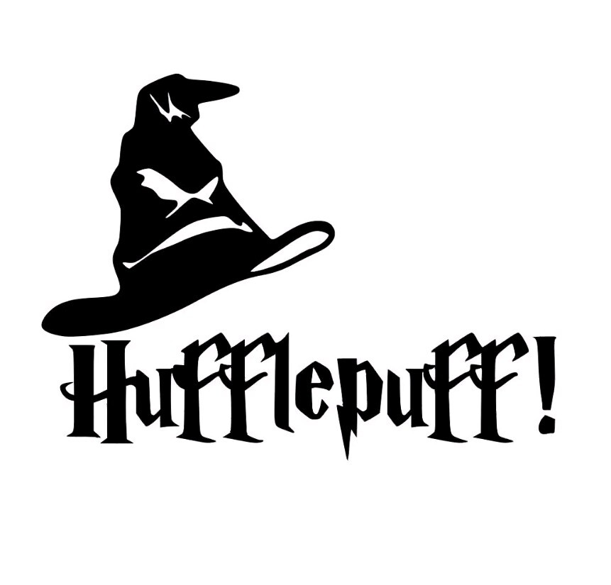 Harry Potter Sticker Hogwarts Hufflepuff Vinyl Decal Sticker Gift Laptop 6×4.5!