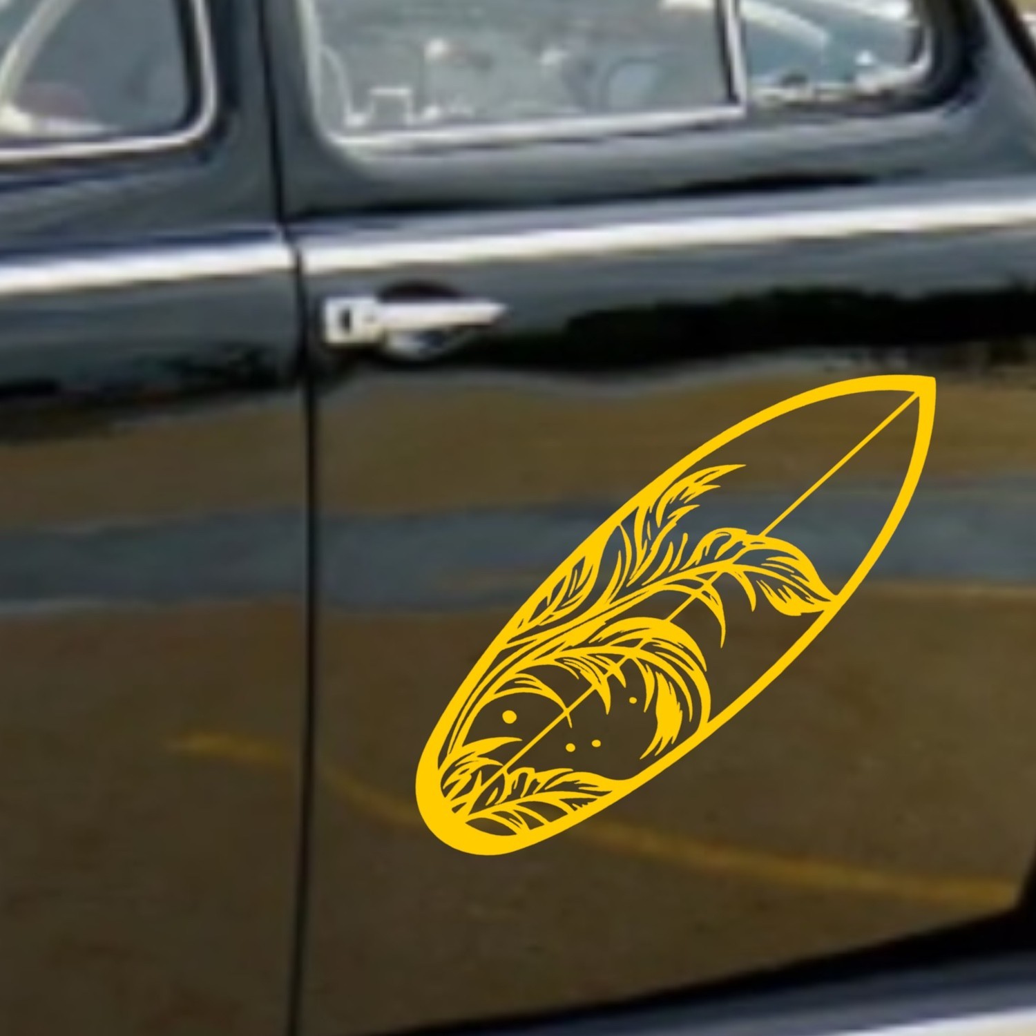 Surfboard Vinyl Decal for car Windows Laptops Any Smooth Surface design #19
