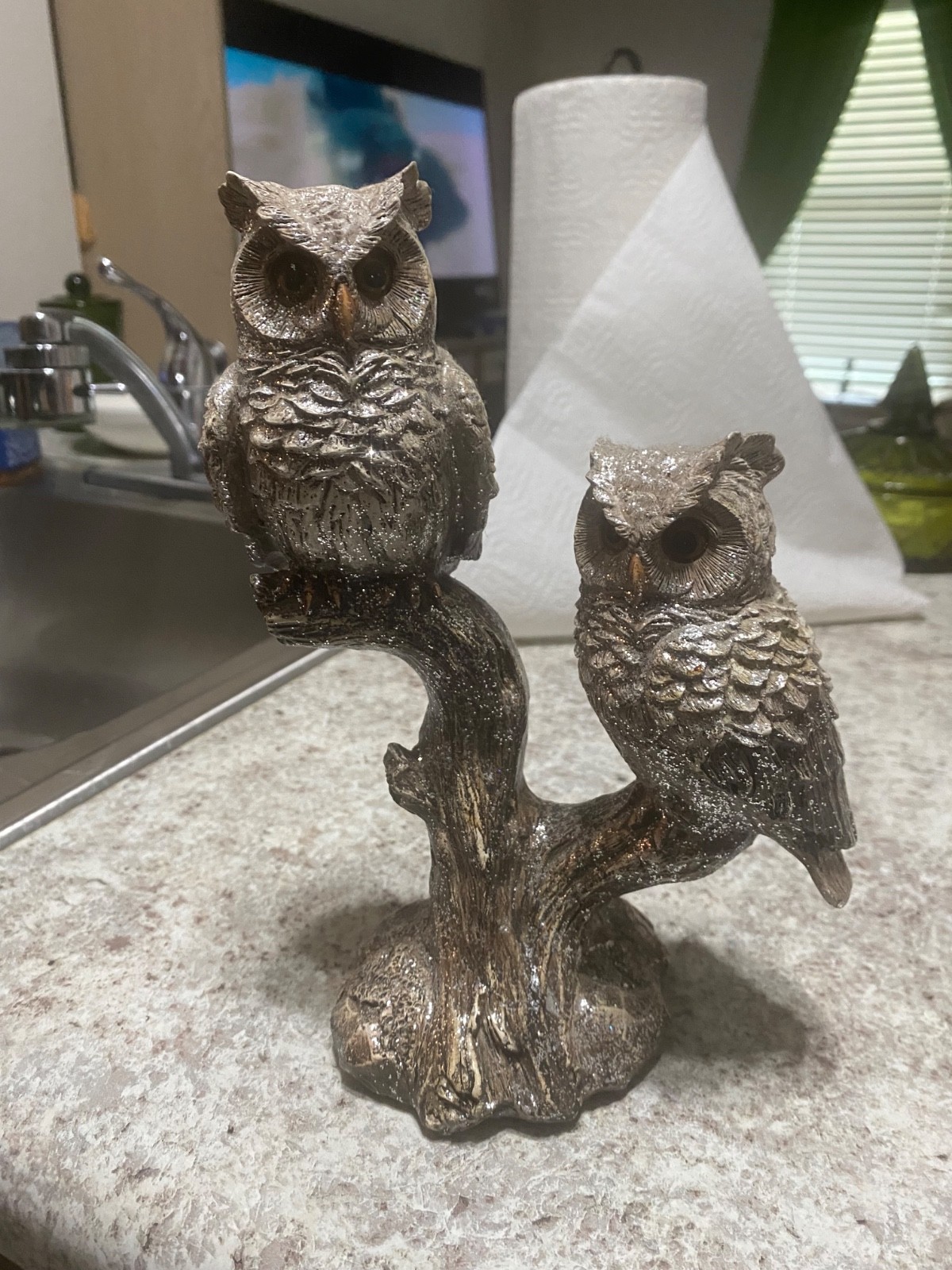 Owl decor figures