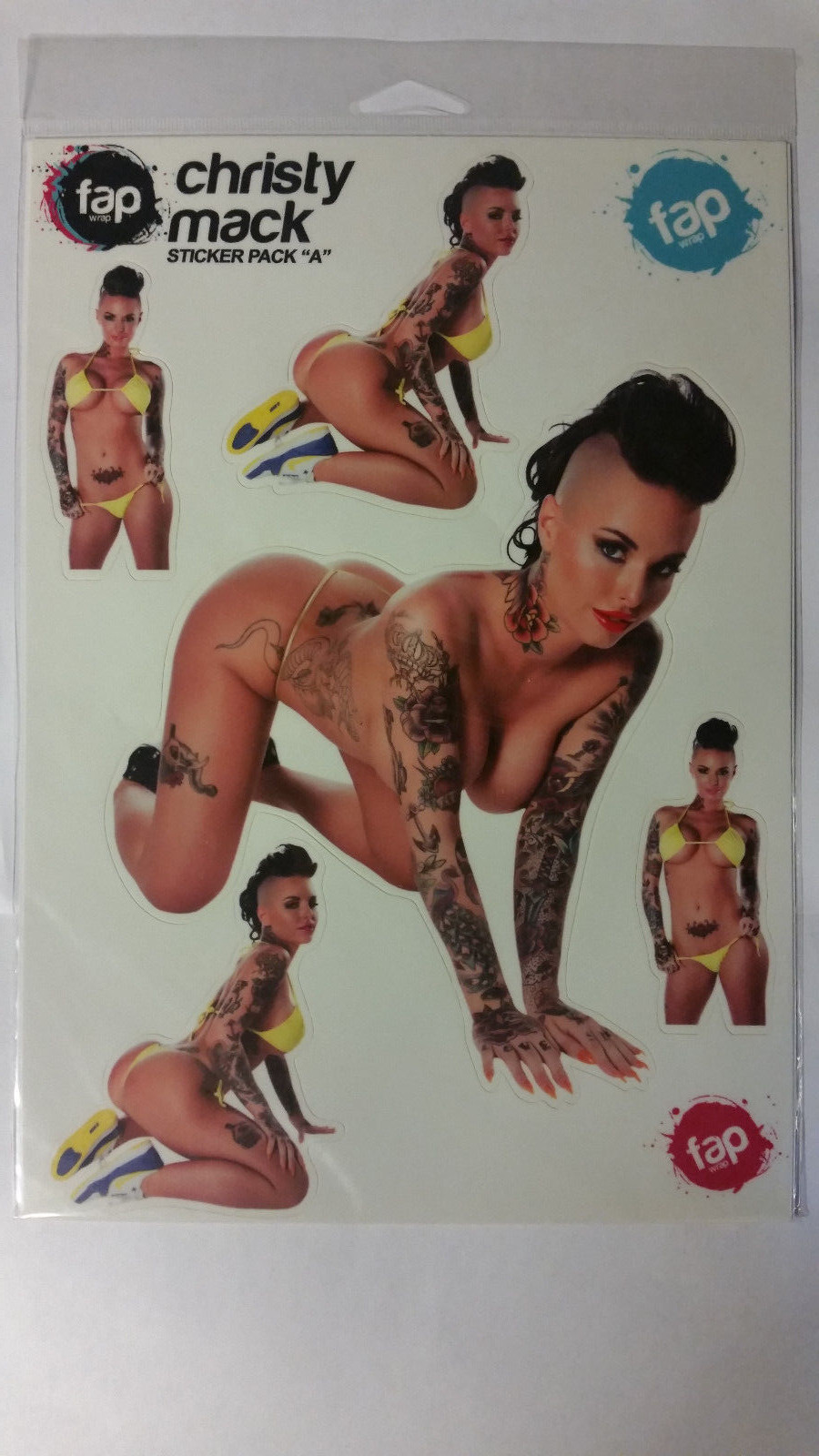 Fap Adult Film Actress Christy Mack Hot Sticker Decals Graphics Pack Of 5