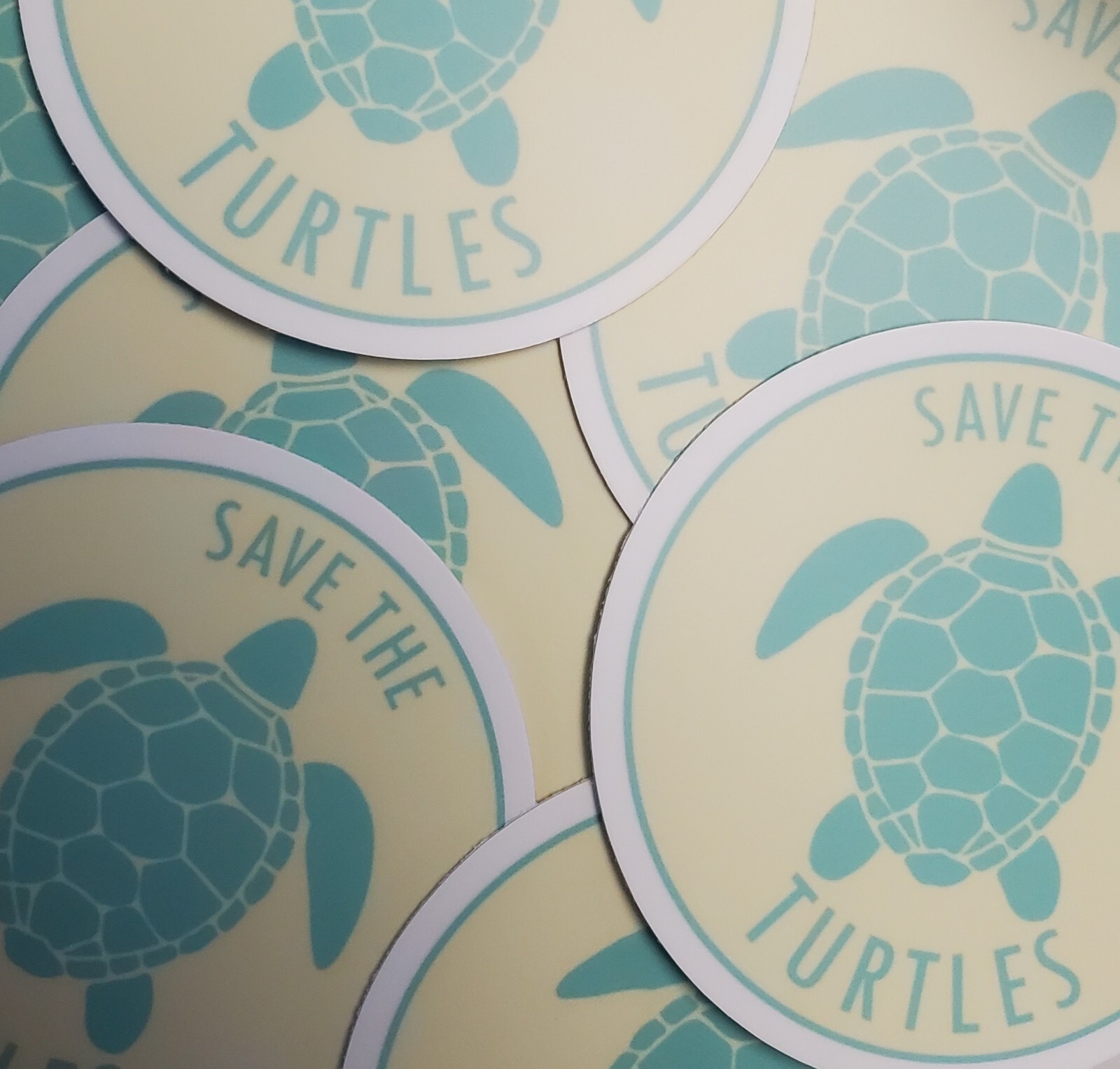 SAVE THE TURTLES 🐢 STICKERS 3 PACK LOT *WORLDWIDE 🌐 SHIPPING*