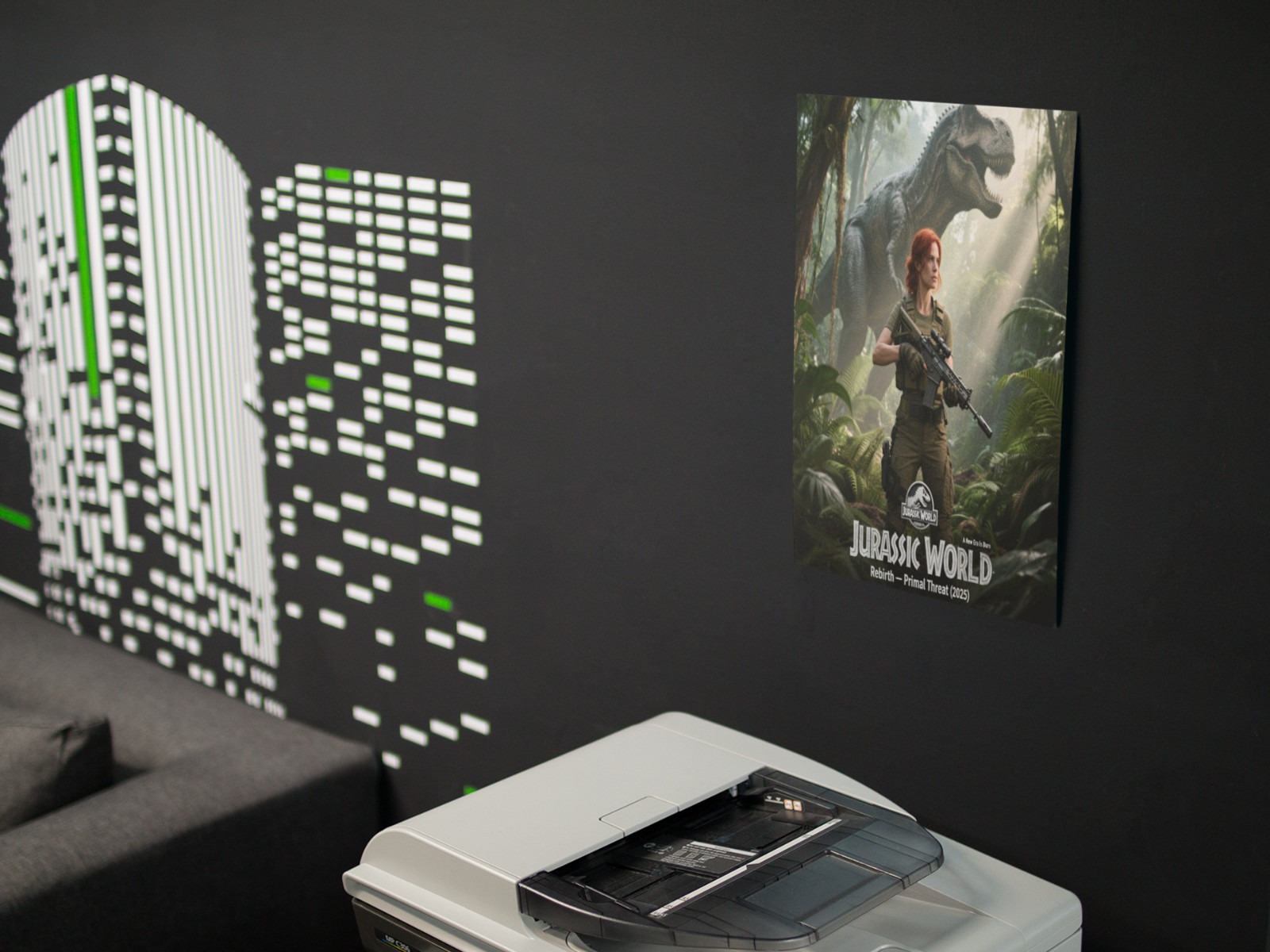JURASSIC WORLD REBIRTH Movie Wall Vinyl Decal Poster Print (Removable Adhesive)