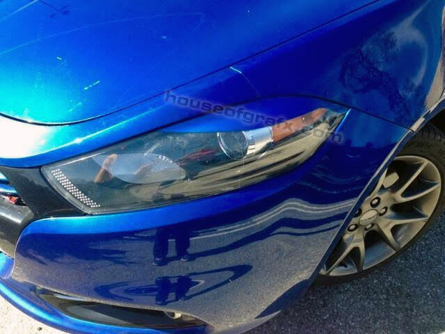 Vinyl eyelids eyebrow decals graphics stickers fit 2013 2014 2015 Dodge Dart