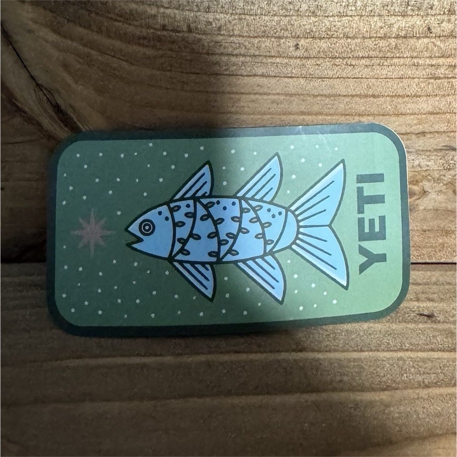YETI Fish Vinyl Sticker