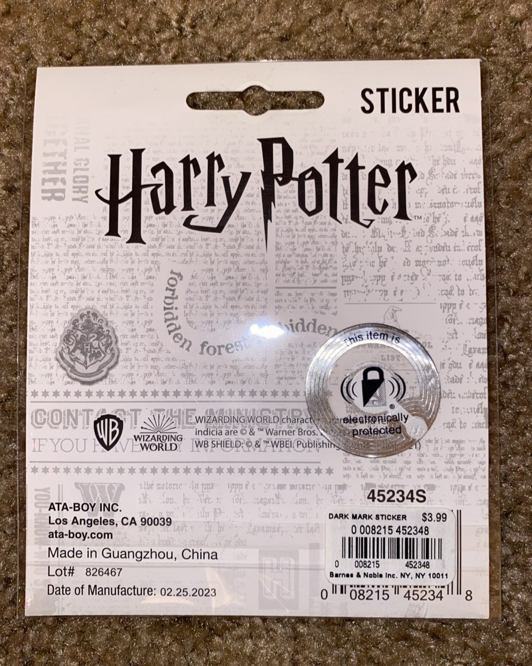 Harry Potter Dark Mark Officially Licensed Sticker Decal NEW