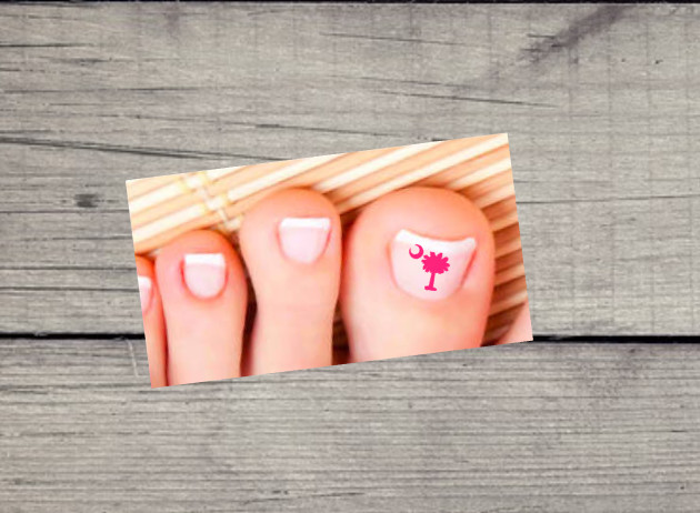 Pedicure Palmetto Tree Decals – Nail Art – **SALE**