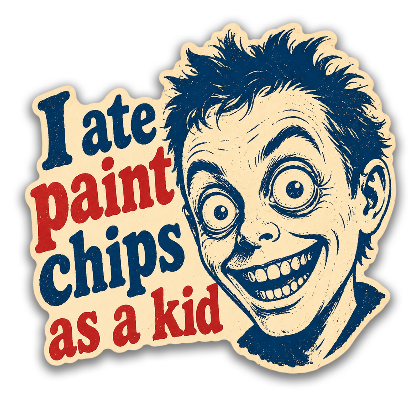 Paint Chips Sticker 4 Inch Vinyl Decal Adult Humor Waterproof Tumbler Sticker